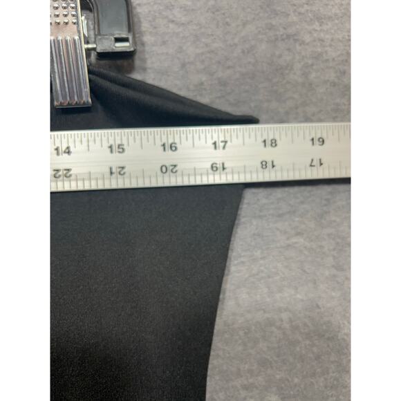 Vintage Paradox Womens Open Back Strapless Black Jumpsuit Size 12 Nylon Blend - Picture 11 of 12